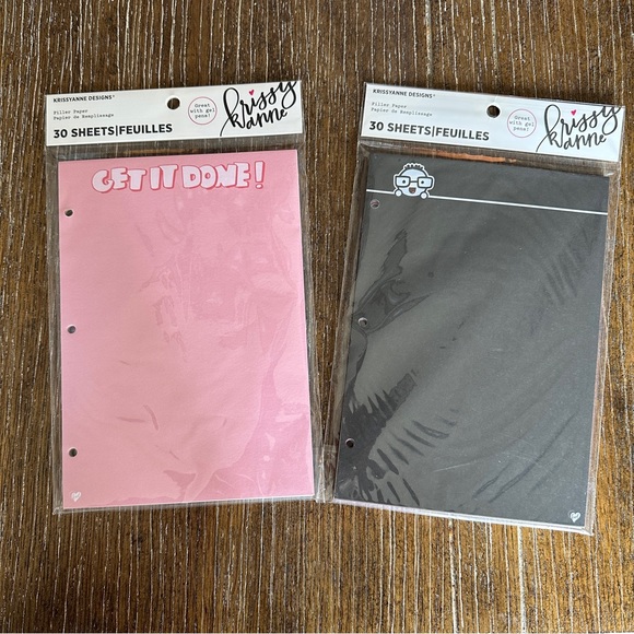 Krissy Anne filler paper binder journaling bullet journal 2 Pack 30 sheets each - Picture 1 of 3